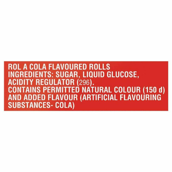 Parle Rol . A . Cola Candy 100 G - Delicious Cola Flavor