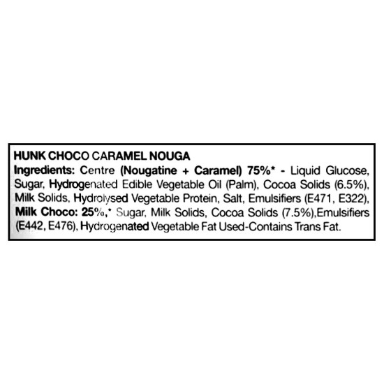 Priyagold Hunk Choco Caramel Nouga Chocolate - Indulgent Treats