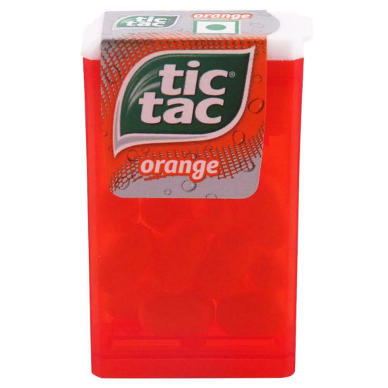 Tic Tac Orange Mints 9.7 G - Refreshing Citrus Flavor