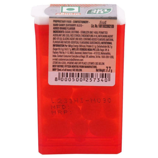 Tic Tac Orange Mints 9.7 G - Refreshing Citrus Flavor