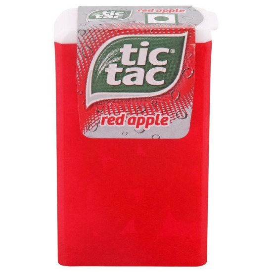 Tic Tac Red Apple Flavoured Mints 9.7 G - Irresistible Taste