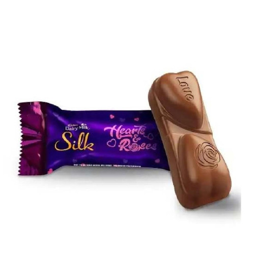 Cadbury Dairy Milk Silk Hearts And Roses Chocolate Box - Perfect Valentine Gift
