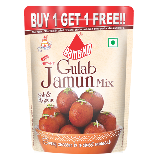 Bambino Instant Gulab Jamun Mix 160 Gms - Buy One Get One