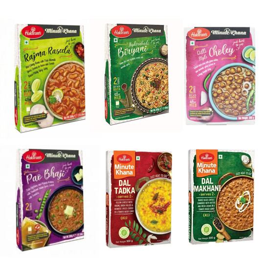 Haldiram's Ready To Eats Combo Pack 1800 G - Authentic Indian Flavors