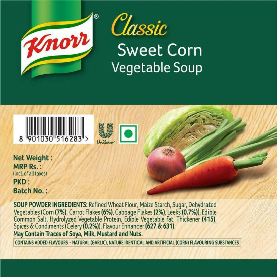 Knorr Classic Sweet Corn Vegetable Soup - Delicious and Nutritious