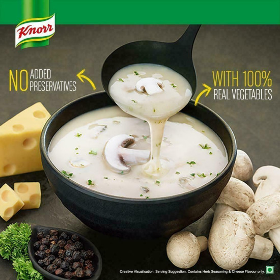Knorr International Italian Mushroom Instant Soup 46 G - Authentic Italian Flavors