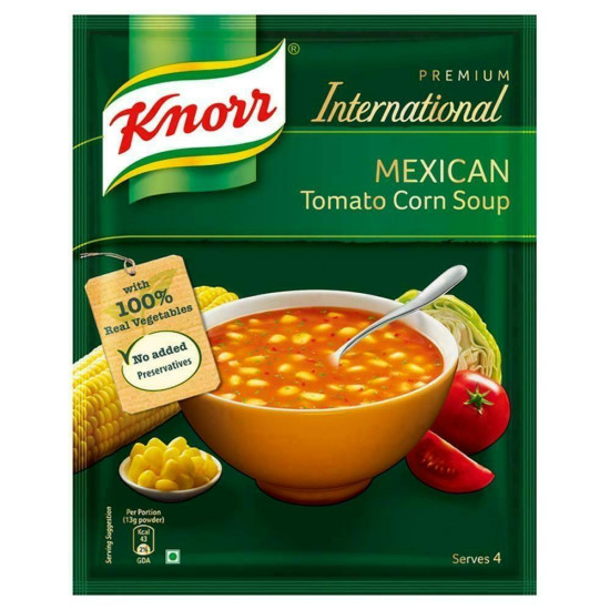 Knorr International Mexican Tomato Corn Soup 50 G - Authentic Mexican Flavor