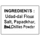 Lijjat Red Chillies Udad Papad 200 G - Authentic Indian Snack