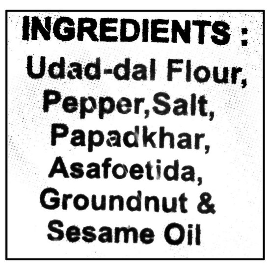 Lijjat Special Punjabi Masala Papad 1 Kg - Authentic Indian Snack
