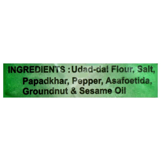 Lijjat Udad Papad 200 G - Crunchy Delight