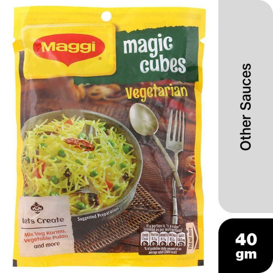 Maggi Vegetarian Magic Cubes 40 G - Intense Flavour Enhancer