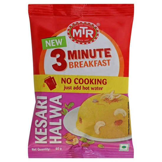 MTR 3 Minute Breakfast Kesari Halwa Mix - Quick & Delicious