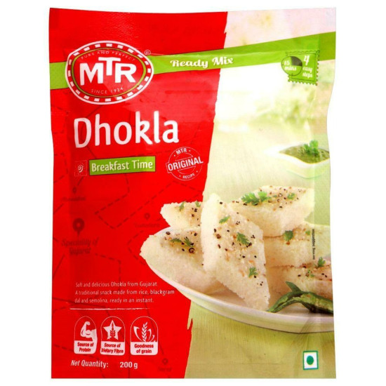 MTR Instant Dhokla Mix 200 G - Quick & Delicious Indian Snack
