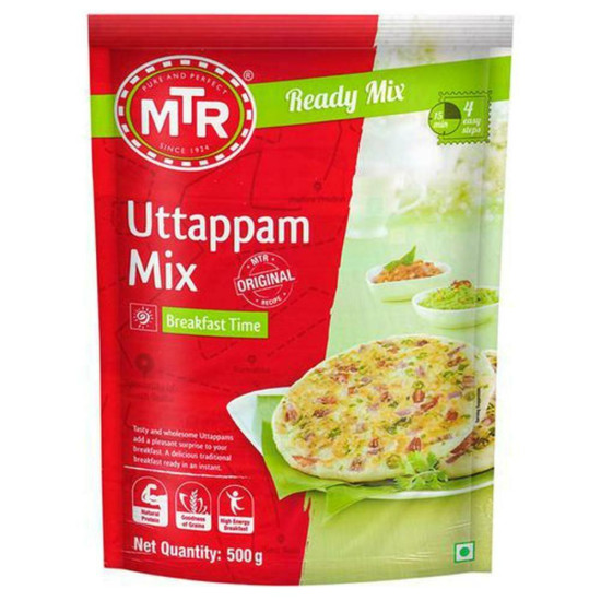 MTR Instant Uttappam Mix 500 G - Authentic South Indian Breakfast