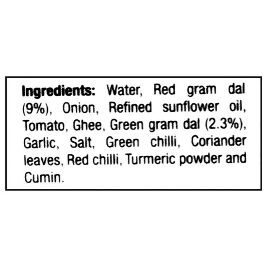 MTR Ready To Eat Dal Fry 300 G - Authentic Indian Taste