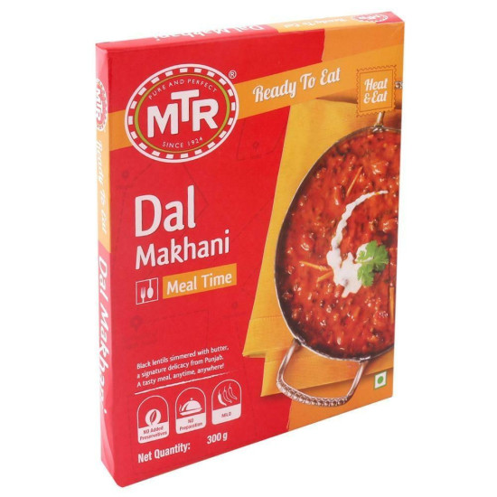 MTR Ready To Eat Dal Makhani 300 G - Authentic Indian Cuisine