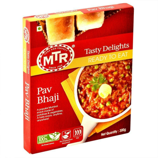MTR Ready To Eat Pav Bhaji 300 G - Authentic Indian Street Food