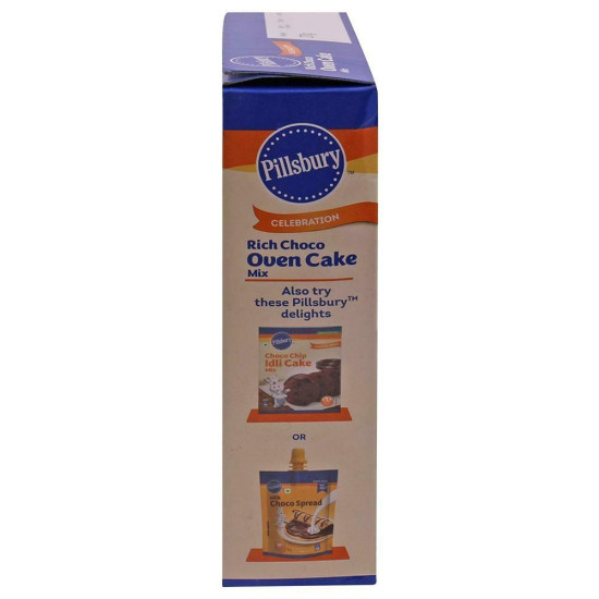 Pillsburry Eggless Rich Choco Oven Cake Mix 270 G - Delicious Egg-Free Chocolate Cake