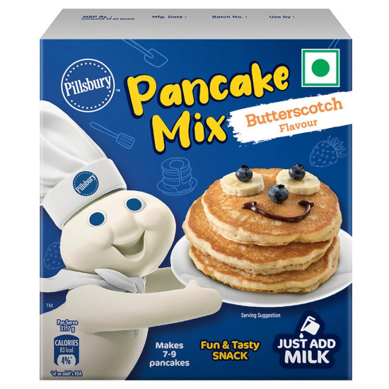 Pillsbury Butterscotch Flavour Pancake Mix - Light & Easy Pancakes