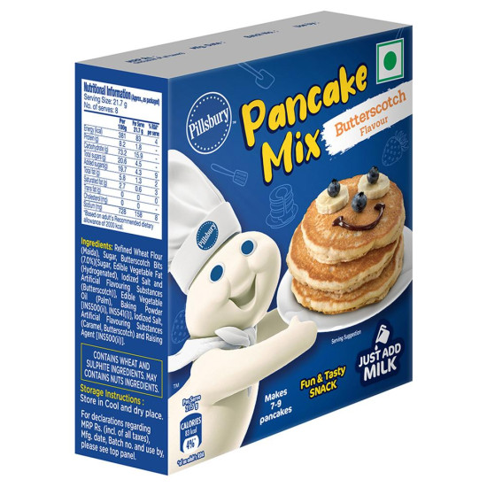 Pillsbury Butterscotch Flavour Pancake Mix - Light & Easy Pancakes