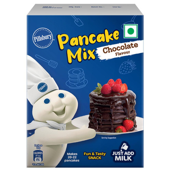 Pillsbury Chocolate Flavour Pancake Mix 500 G - Easy and Delicious Pancakes