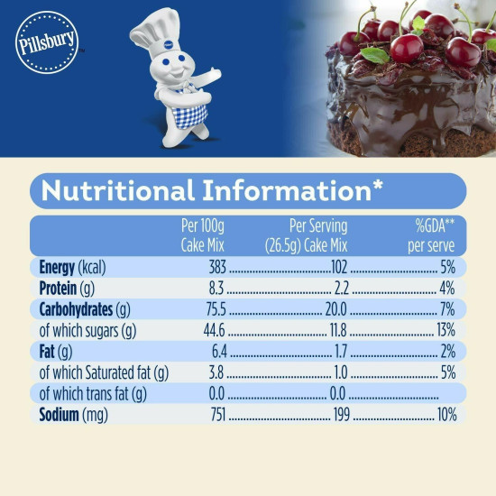 Pillsbury Oven Cake Mix, Rich Choco - Irresistibly Delicious