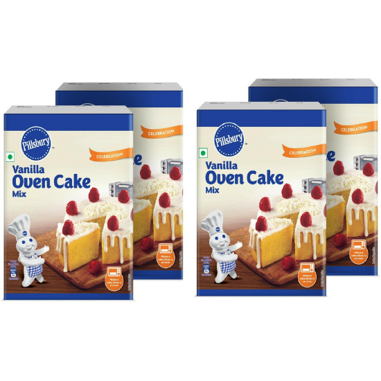 Pillsbury Vanilla Oven Cake Mix - Soft & Fluffy Delight
