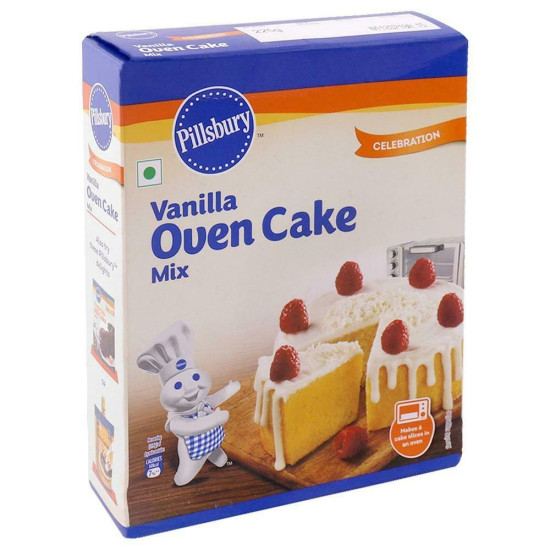 Pillsbury Vanilla Oven Cake Mix 225 G - Easy Homemade Baking