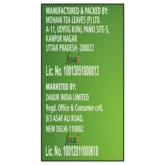 Dabur Vedic Suraksha Green Tea 1.5 G (25 Pcs) - Refreshing Herbal Infusion