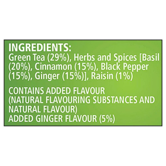 Dabur Vedic Suraksha Green Tea Bags - Invigorating Flavors