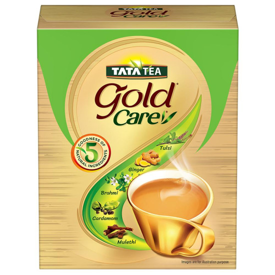 Tata Gold Care Flavoured Leaf Tea 250 G - Refreshing & Rich Flavour