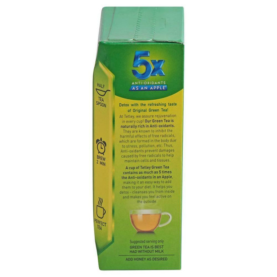 Tetley Green Tea 100 G (Carton) - Refreshing Flavors & Health Benefits