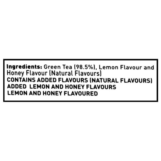 Tetley Lemon & Honey Green Tea Bags - Refreshing & Soothing