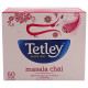 Tetley Masala Leaf Tea Bags 50 Pcs - Authentic Indian Flavor