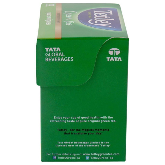 Tetley Regular Green Tea Bags (10 Pcs) - Rich Flavour