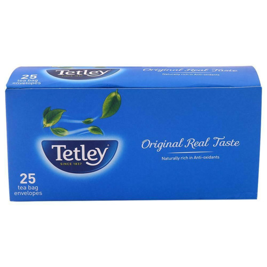 Tetley Original Tea Bags (25 Pcs) - Rich Flavour