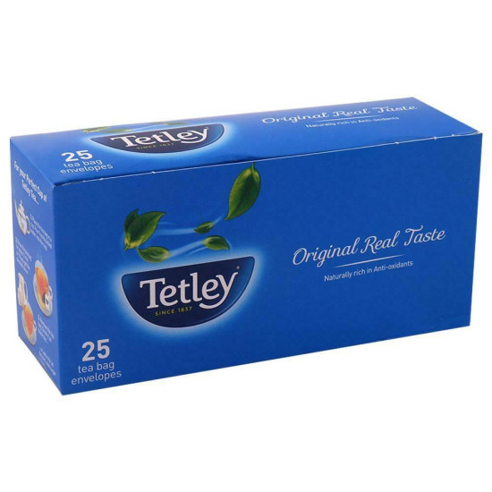 Tetley Original Tea Bags (25 Pcs) - Rich Flavour