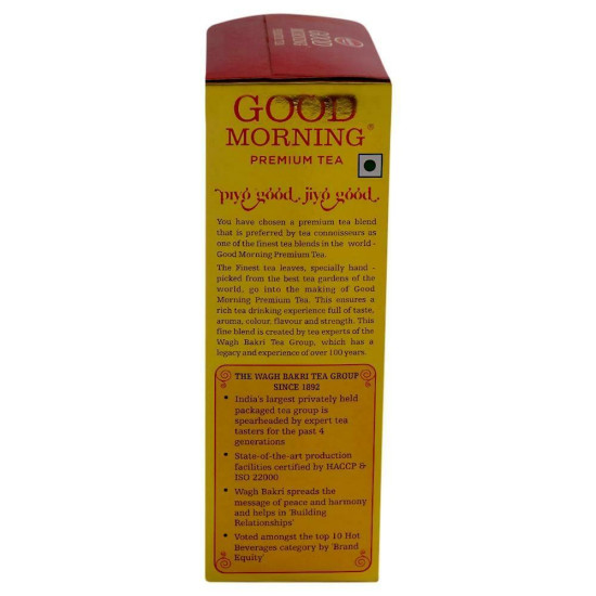 Wagh Bakri Good Morning Tea 500 G - Finest Quality Tea Leaves