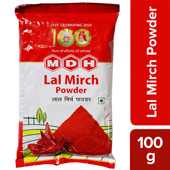 MDH Lal Mirch Powder 100g - Authentic Indian Spice