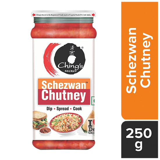 Chings Secret Schezwan Chutney 250 g - Fiery Flavor