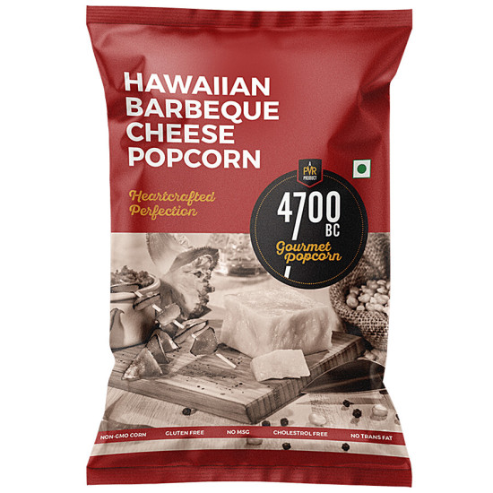 4700BC Hawaiian Barbeque Cheese Popcorn 3x35 g - Smoky Cheddar Delight