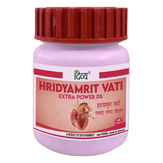 Divya Hridyamrit Vati Extra Power 40N 25 g - Natural Heart Health Support