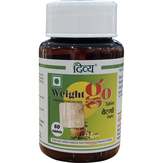 Divya Weightgo Tablet 60 N 39 g - Natural Weight Management Solution