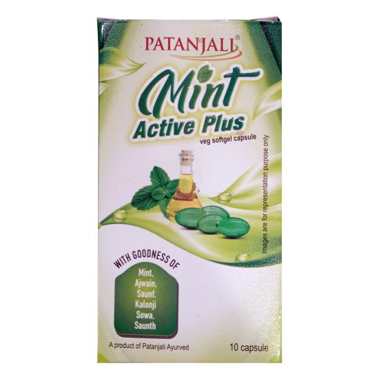 Patanjali Mint Active Plus 10 g - Refreshing Herbal Mint