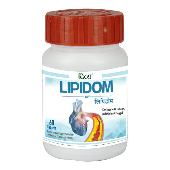 Divya Lipidom Tablet 60 N 41 g - Natural Dietary Supplement