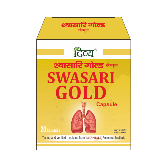 Divya Swasari Gold 20 N 13 g - Premium Herbal Respiratory Support
