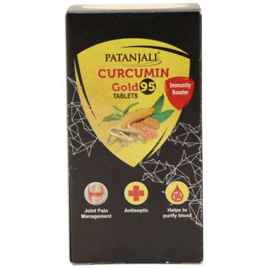 Patanjali Curcumin Gold 95 Tablet - Natural Antioxidant Supplement