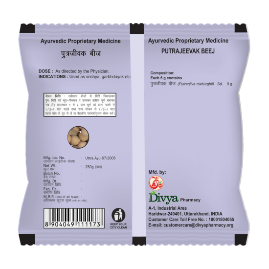 Divya Putrajeevak Beej 250 g - Premium Herbal Supplement