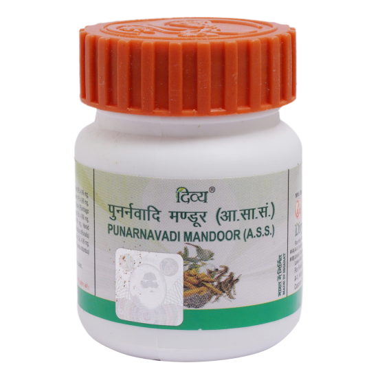 Divya Punarnavadi Mandoor 20 g - Herbal Ayurvedic Supplement