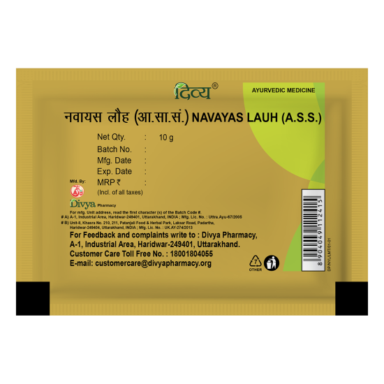 Divya Navayas Lauh 10g - Premium Ayurvedic Herbal Supplement